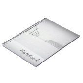 Minimale sneeuwNotitieboek Notitieboek (Linkerzijde)