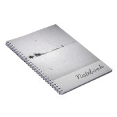 Minimale sneeuwNotitieboek Notitieboek (Rechterzijde)
