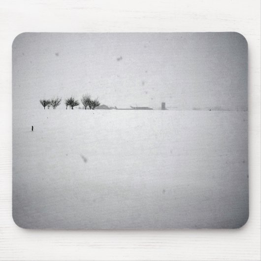 Minimale sneeuwploeg muismat (Voorkant)