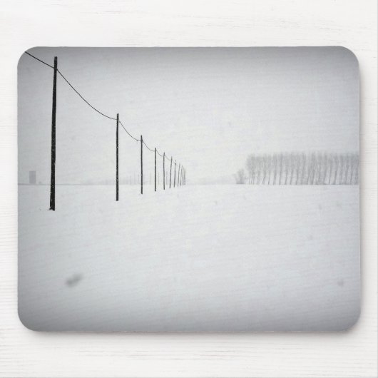 Minimale sneeuwploeg muismat (Voorkant)