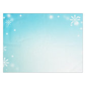 Minimale sneeuwvlokken tafelkleed (Voorkant (Horizontaal))