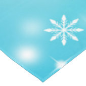 Minimale sneeuwvlokken tafelkleed (Gekanteld)