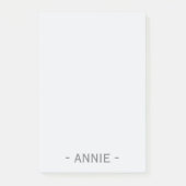 Minimale sneeuwwitstraal 4 x 6 inch post-it® notes (Voorkant)