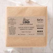 Minimale  sojakanaallabels etiket (Insitu)