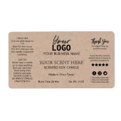 Minimale  sojakanaallabels etiket (Voorkant)