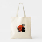 Minimale Sojasaus Japan Reizen Tote Bag (Achterkant)