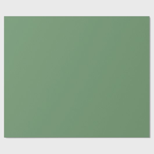 Minimale Solid Elegant Russisch Groene Plain Cadeaupapier (Vlak)