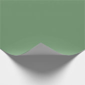 Minimale Solid Elegant Russisch Groene Plain Cadeaupapier (Hoek)