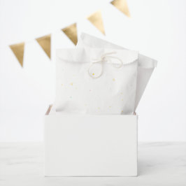 Minimale Sparkly White Gift Bag Bedankzakje