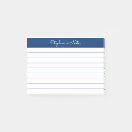 Minimale, speciaal geïndividualiseerde marine post-it® notes