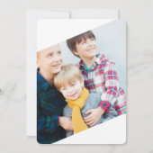 Minimale speldenlijst 2 Photo Holiday Card Feestdagenkaart (Achterkant)