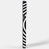 Minimale spiraalvormige optische illusie in zwart- Case-Mate iPhone case (Achterkant / Rechts)