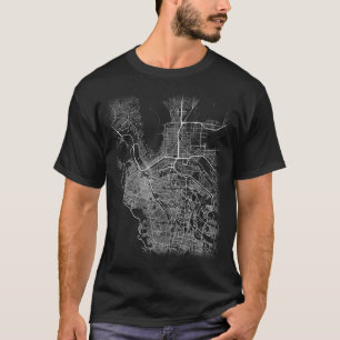 Minimale stadskaart El Paso (LARGE PRINT) T-shirt