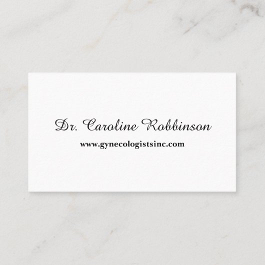 Minimale standaard aangepaste QR-code van fotoarts Visitekaartje (Achterkant)