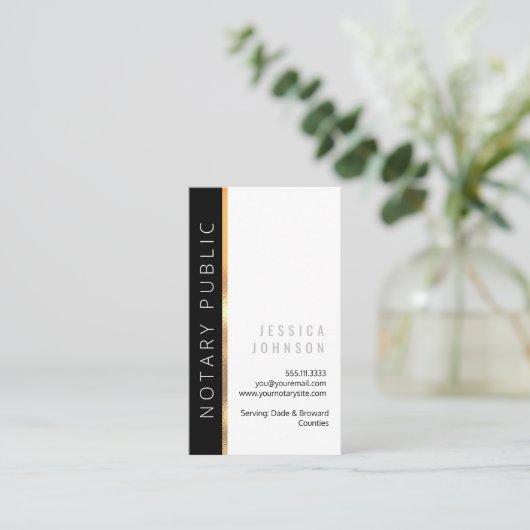 Minimale standaard standaard standaard standaard z visitekaartje (Staand voorkant)