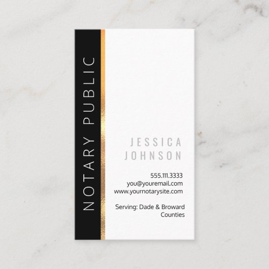 Minimale standaard standaard standaard standaard z visitekaartje (Voorkant)