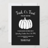 Minimale standaard zwarte en witte aangepaste hall kaart (Voorkant)