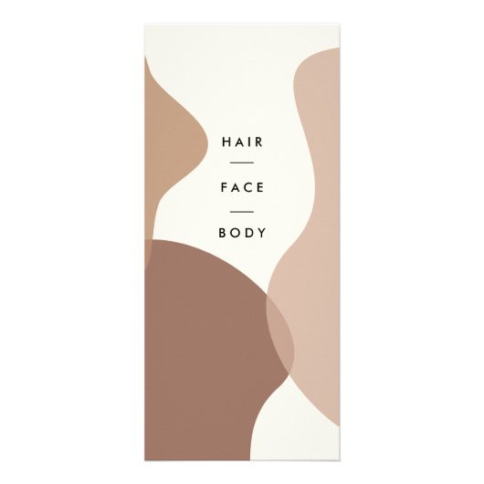 Minimale standaardserviceprijslijst voor Salon Reclamekaart (Voorkant)