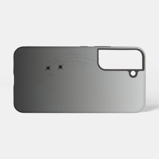 Minimale Star Sparkle telefoonhoes – Elegant verlo Samsung Galaxy Hoesje (Achterkant horizontaal)