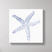 Minimale Starfish Canvas Afdruk (Voorkant)