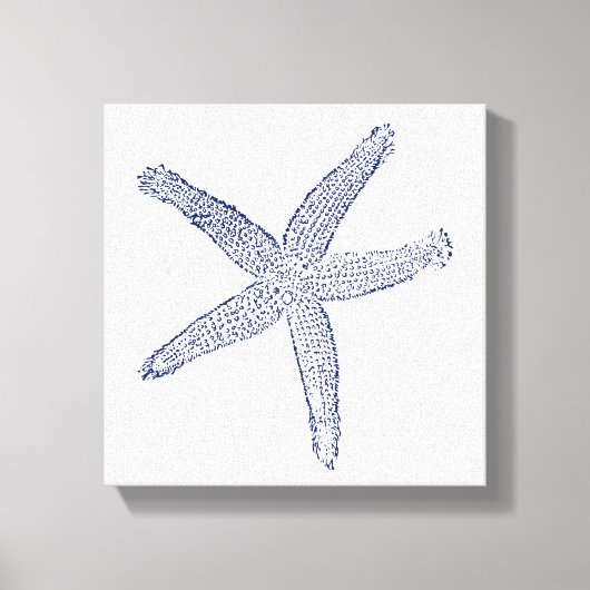Minimale Starfish Canvas Afdruk (Voorkant)