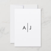 Minimale Starfish Save the Date Wedding, Kraft (Achterkant)