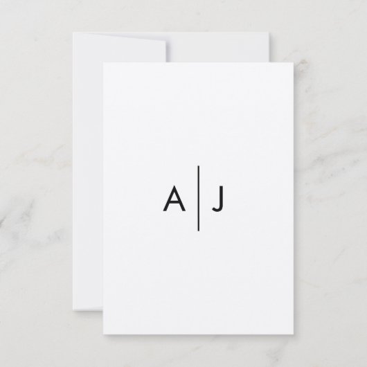 Minimale Starfish Save the Date Wedding, Kraft (Achterkant)