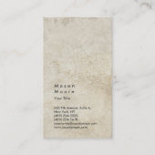 Minimale stenen muur in moderne Professional Visitekaartje (Voorkant)