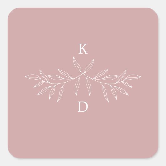 Minimale Sticker voor het uitnodigen van wedstrijd (Voorkant)