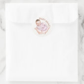 Minimale sticker voor pasgeboren welkomst envelop (Tas)