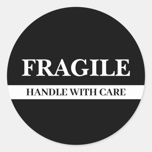 Minimale Sticker voor zwart-wit etiket met wieltje (Voorkant)