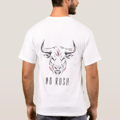 Minimale stier lijnkunst t-shirt (Achterkant)