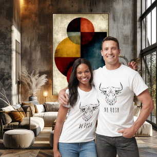 Minimale stier lijnkunst t-shirt