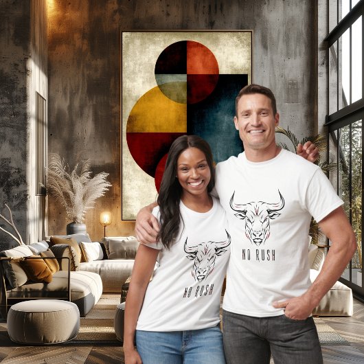 Minimale stier lijnkunst t-shirt