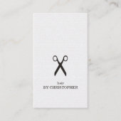 Minimale stijllijst voor Elegant Black en White Ha Visitekaartje (Voorkant)