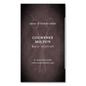 Minimale stijllijst voor legante textuur visitekaartje magneet (Voorkant Verticaal)