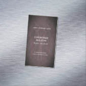 Minimale stijllijst voor legante textuur visitekaartje magneet (Voorbeeld)