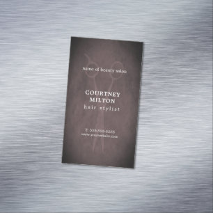 Minimale stijllijst voor legante textuur visitekaartje magneet