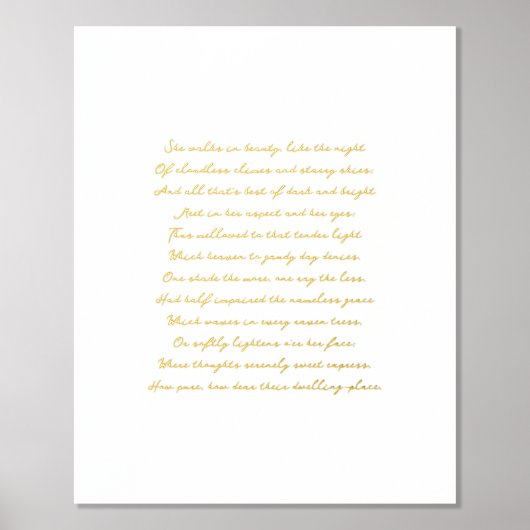 Minimale stijltekst afdrukken, song Lyrics Art Folie Afdrukken (Voorkant)