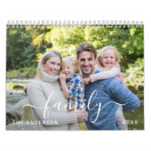 Minimale stijlvolle Creëer Uw eigen familiefoto 20 Kalender (Hoes)