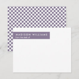 Minimale stijlvolle, hoogwaardige Kaart voor moder Notitiekaartje