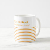 Minimale stijlvolle, moderne koffie-Mok Koffiemok (Voorkant rechts)