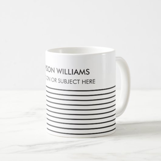 Minimale stijlvolle, moderne koffie-Mok Koffiemok (Voorkant rechts)