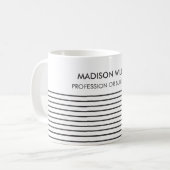 Minimale stijlvolle, moderne koffie-Mok Koffiemok (Voorkant links)