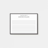 Minimale stijlvolle, moderne opmerkingen na de inv post-it® notes (Voorkant)