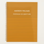 Minimale stijlvolle, moderne tapanner planner (Voorkant)