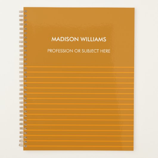 Minimale stijlvolle, moderne tapanner planner (Voorkant)