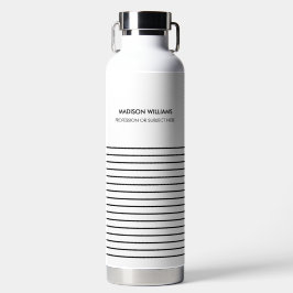 Minimale stijlvolle trendy moderne waterfles
