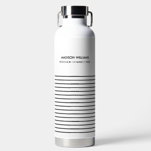 Minimale stijlvolle trendy moderne waterfles