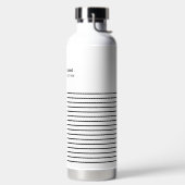 Minimale stijlvolle trendy moderne waterfles (Links)